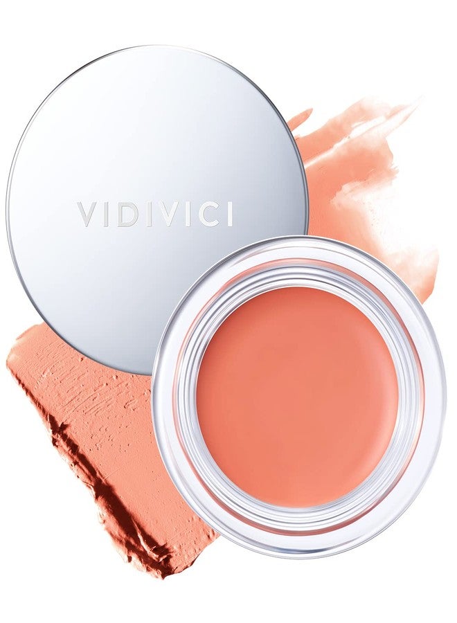 فيديفيتشي أحمر خدود كريمي VIDIVICI Millennial Glow رقم 02 Rosy Dahlia - أحمر خدود كريمي للوجه والخدود لبشرة ناعمة وحريرية - لمسة نهائية ناعمة من الساتان مع لون طبيعي - للبشرة الفاتحة إلى المتوسطة، 0.21 أونصة. - Image 1